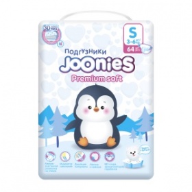JOONIES Premium Soft ����������, ������ S (3-6 ��), 64 ��.